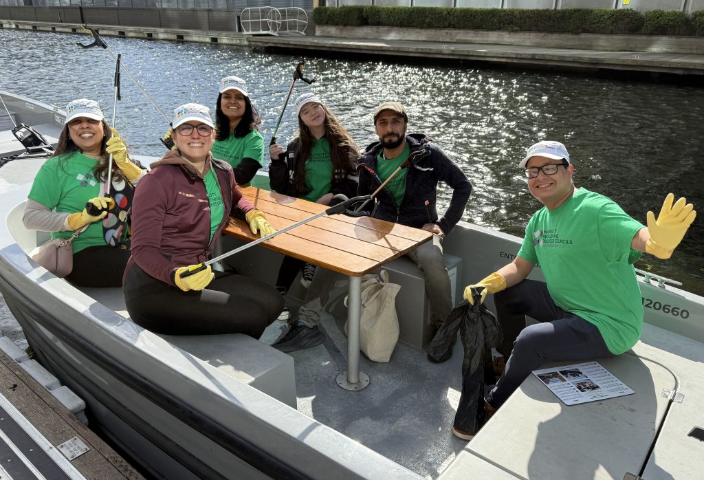The Great British Spring Clean volunteers.